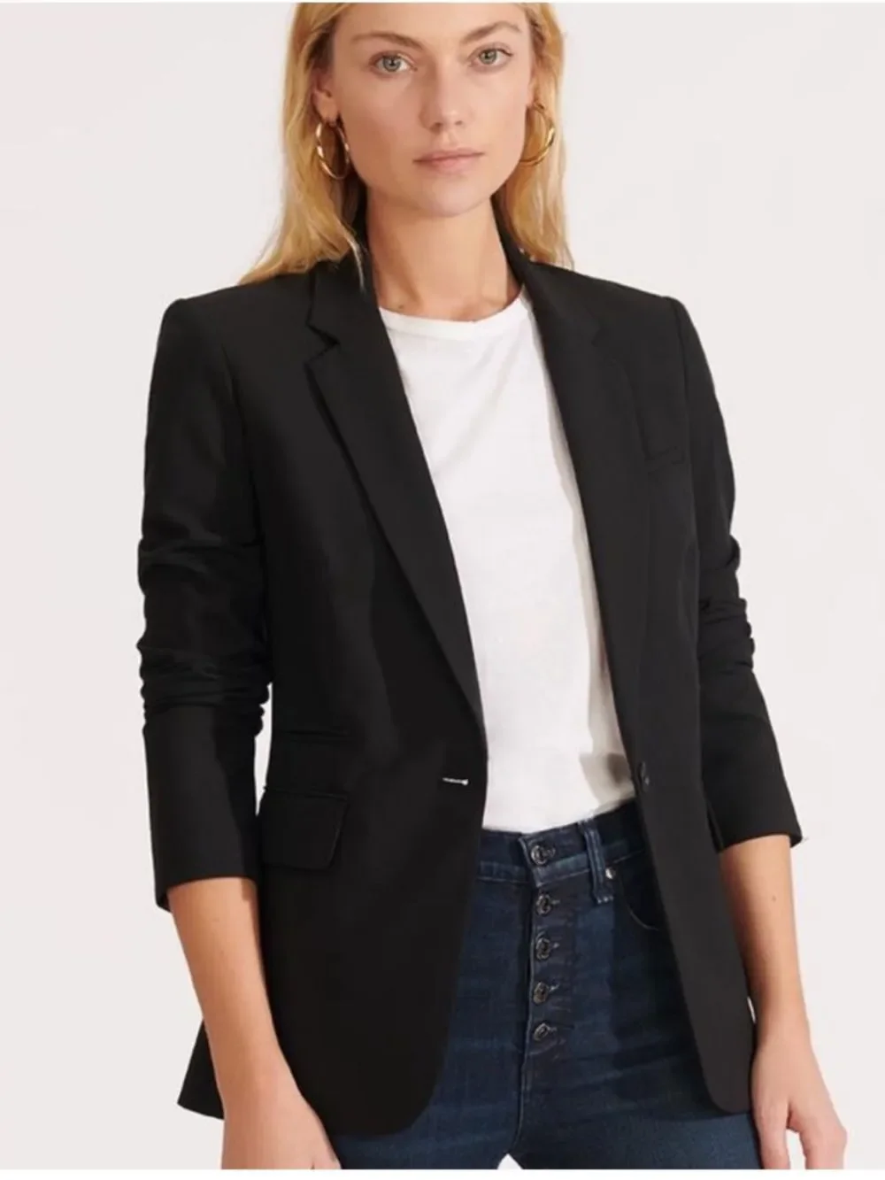 Veronica Beard classic  dickey one button blazer